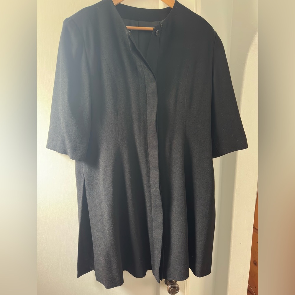 Wool crepe jacket